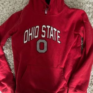 Ohio State red sweatshirt, size small